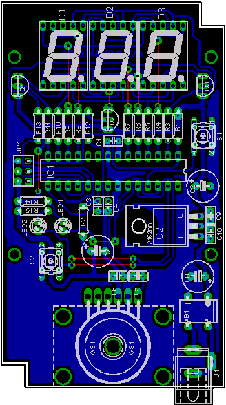 Digitales Druckmessgerät Layout
